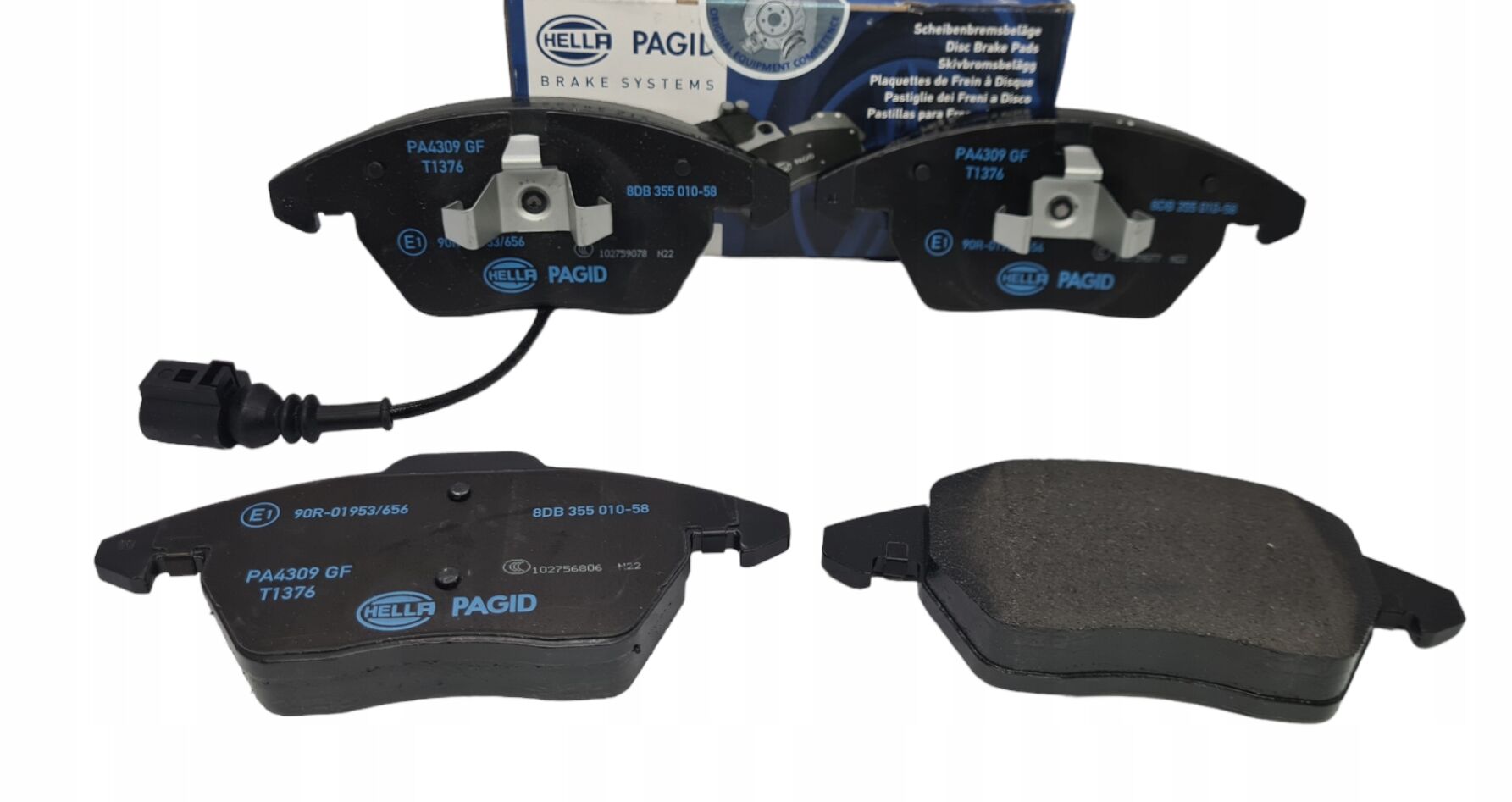 ÖN FREN BALATASI A1 A3 ALTEA IBIZA LEON TOLEDO FABIA OCTAVIA RAPID ROOMSTER SUPERB YETI CADDY GOLF JETTA POLO SCIROCCO 1K0698151